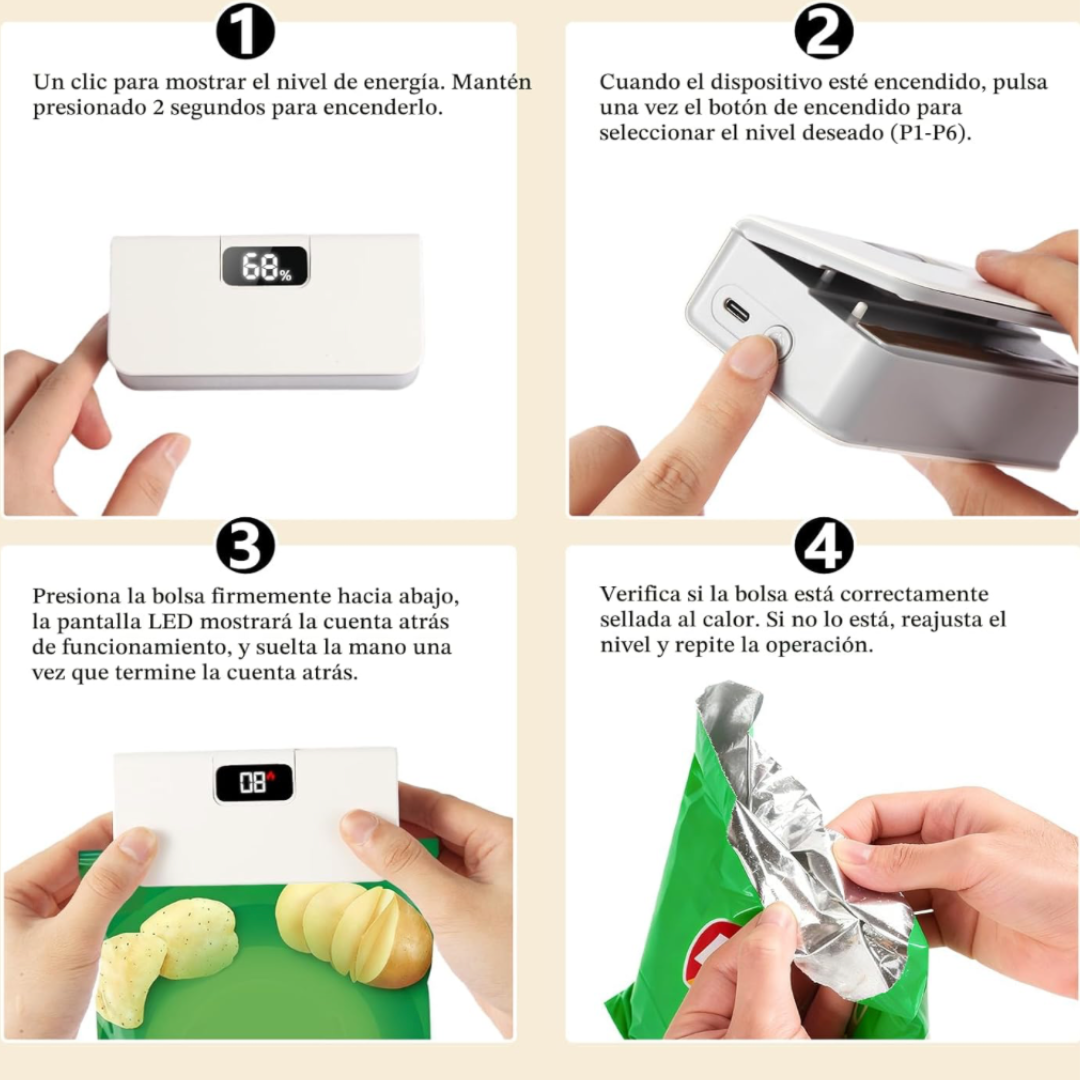 Sellador de snacks